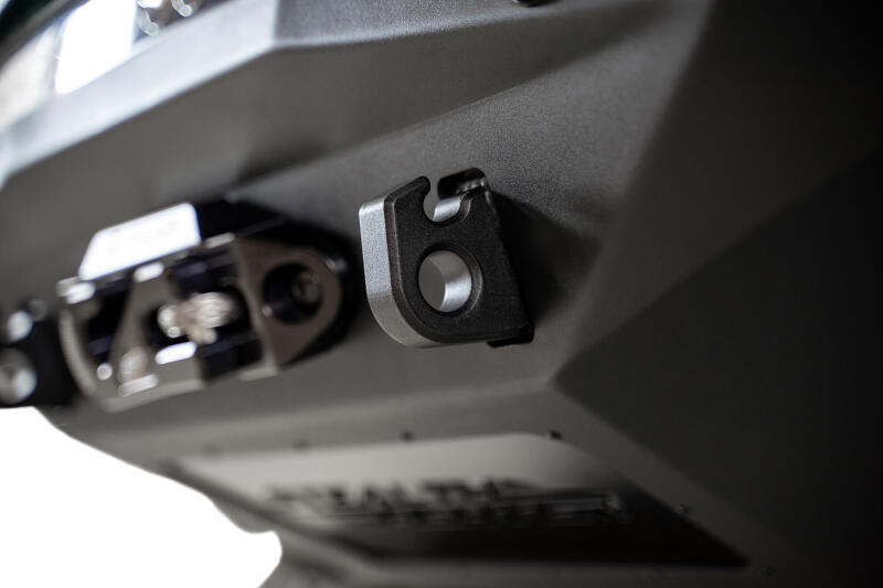 Chevrolet Silverado 3500 Bumper - Front - Addictive Desert Designs - Stealth Fighter - Hammer Black with Satin Black Panels - `20-`27